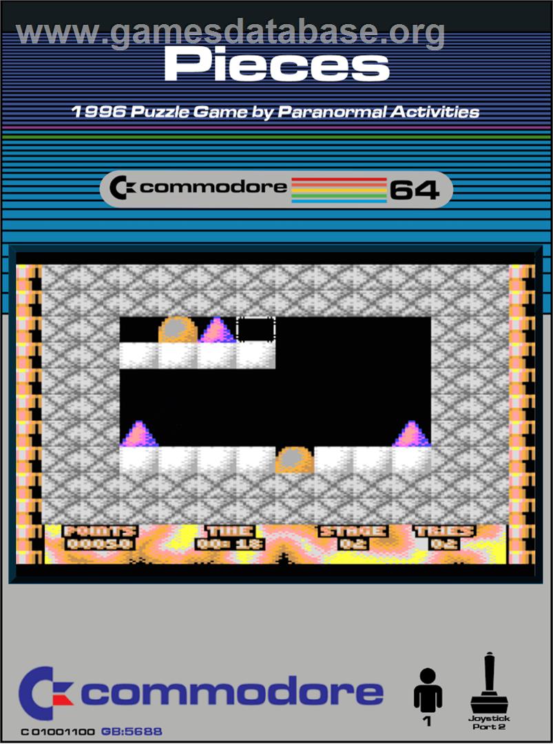 Pieces - Commodore 64 - Artwork - Box