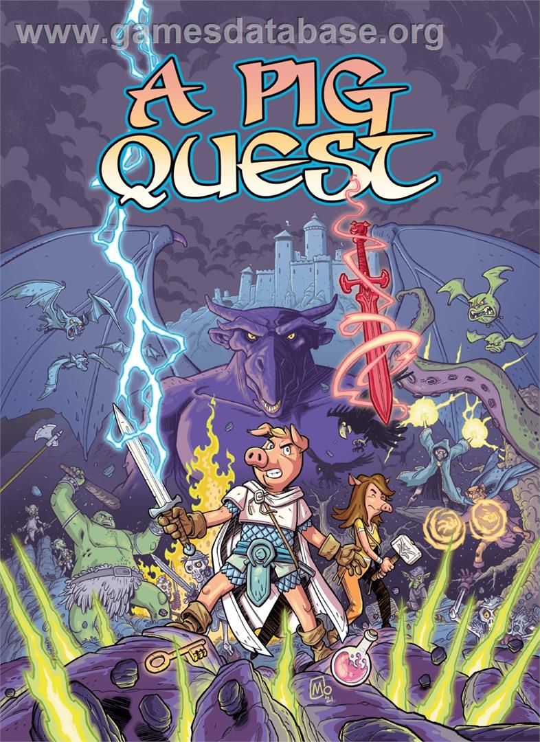 Pig Quest, A - Commodore 64 - Artwork - Box