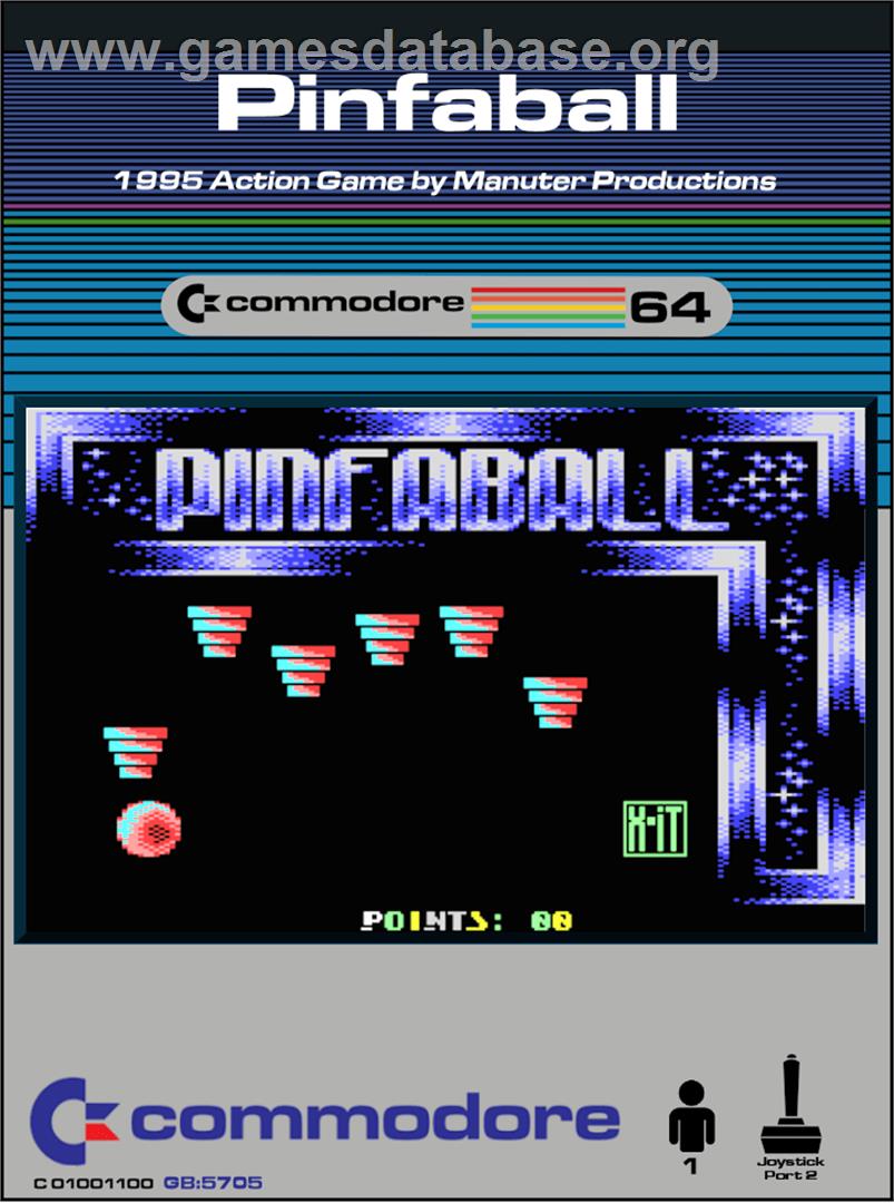 Pinfaball - Commodore 64 - Artwork - Box
