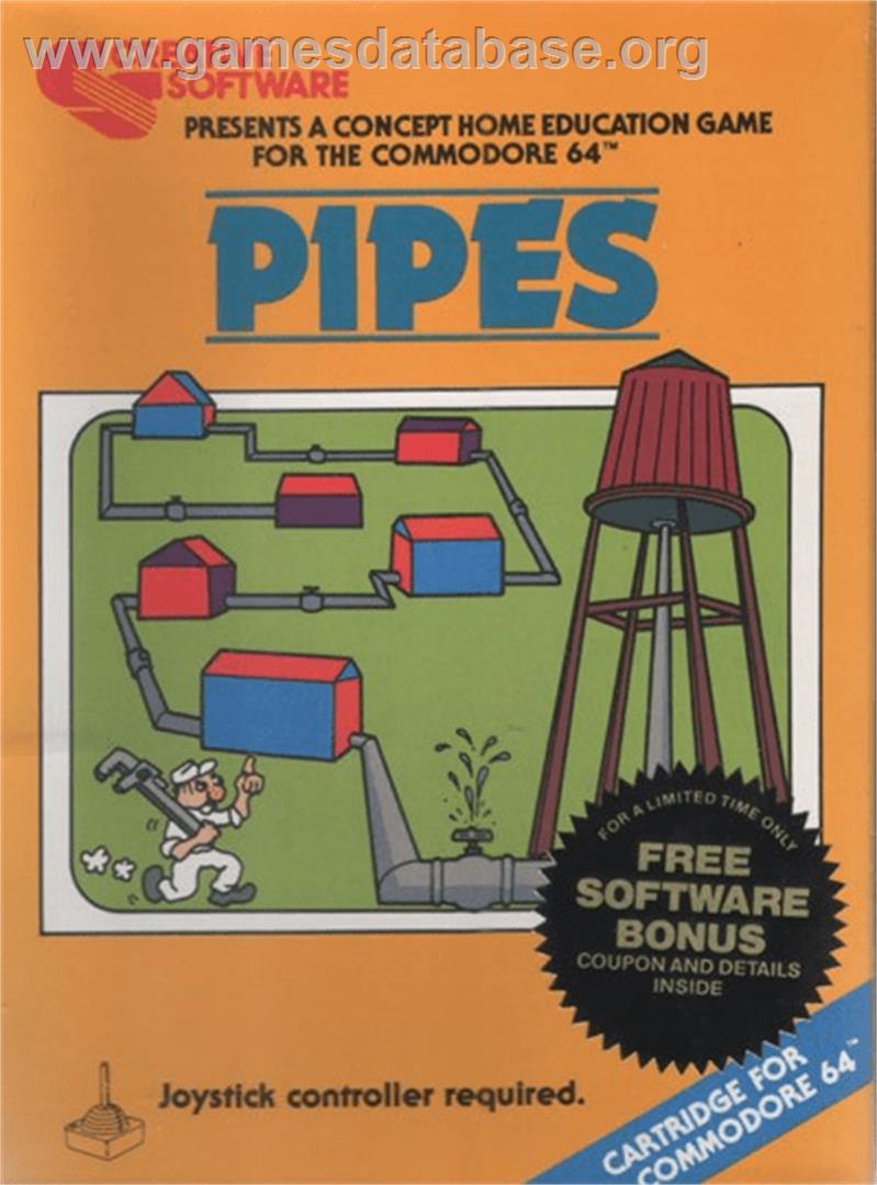 Pipes - Commodore 64 - Artwork - Box