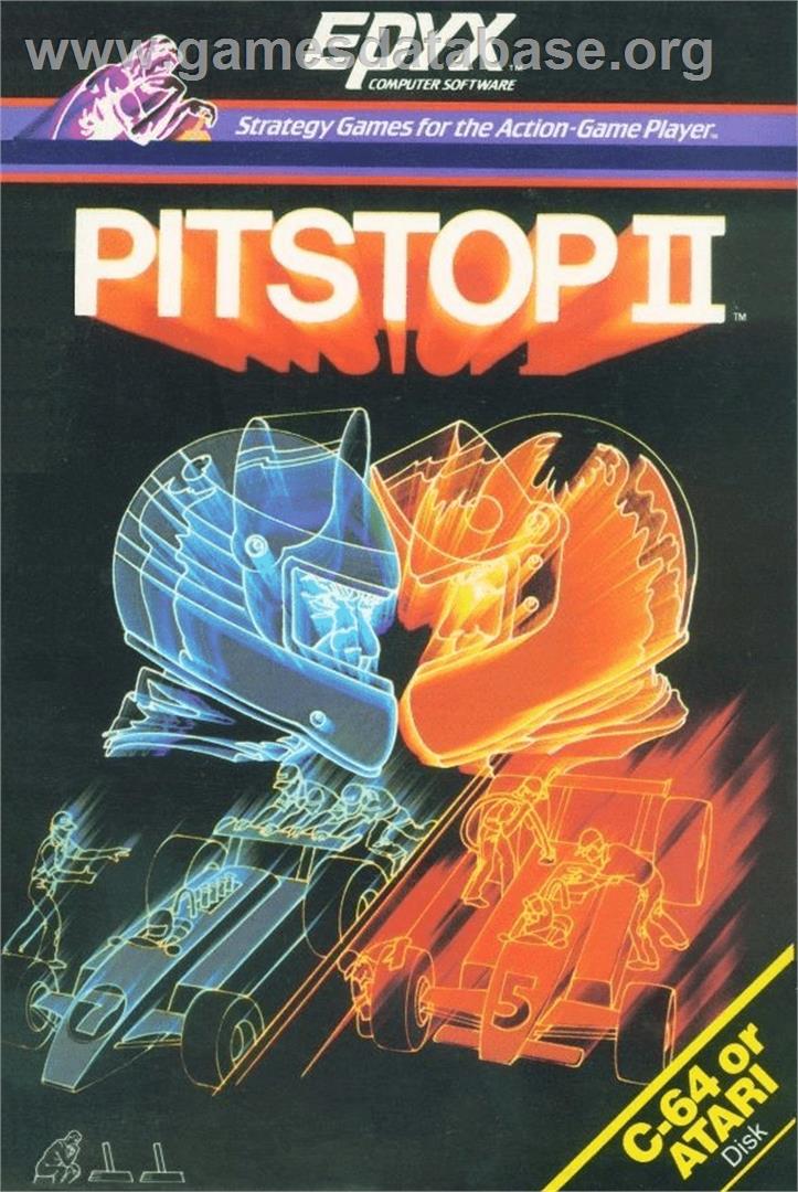 Pitstop 2 - Commodore 64 - Artwork - Box
