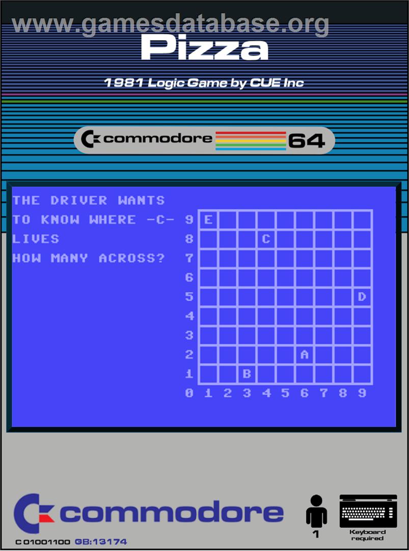 Pizza - Commodore 64 - Artwork - Box