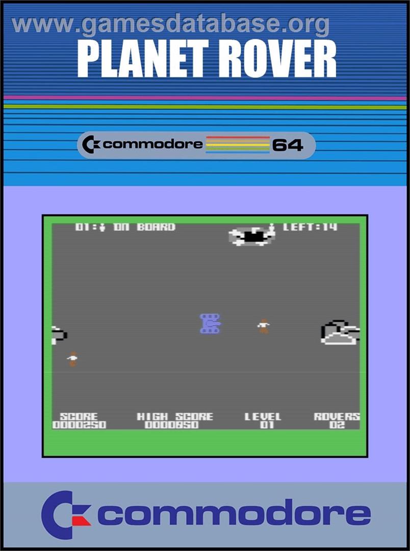 Planet Rover - Commodore 64 - Artwork - Box