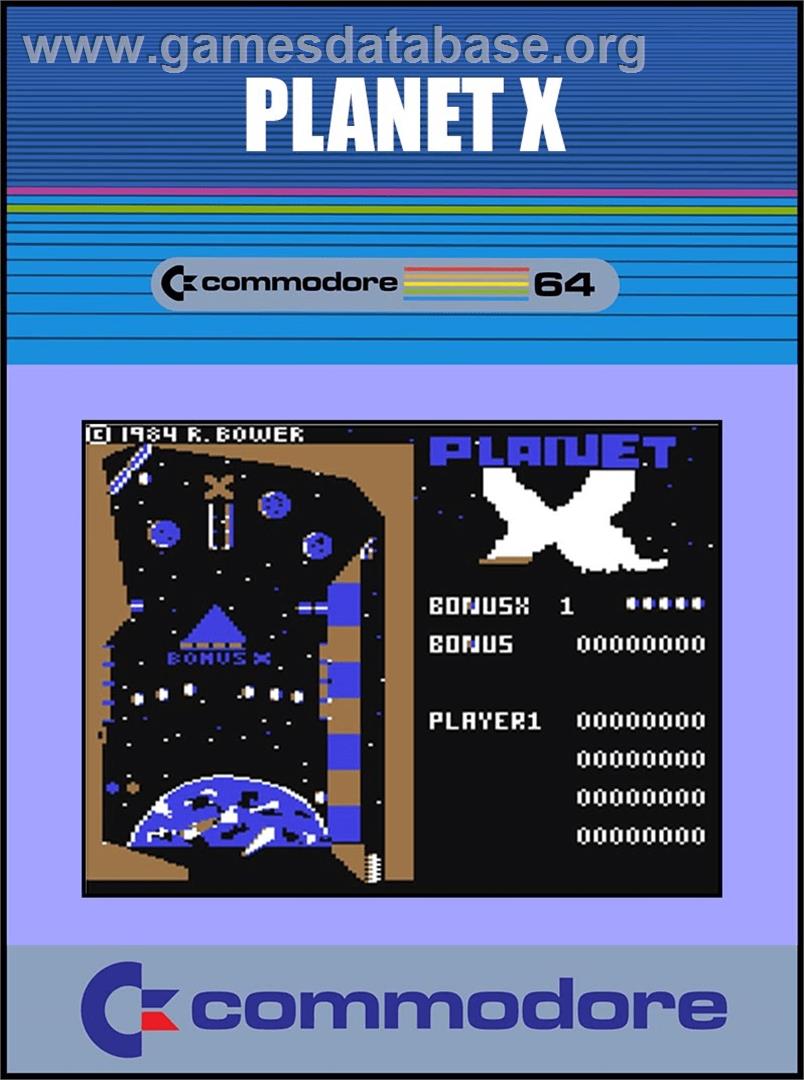 Planet X - Commodore 64 - Artwork - Box