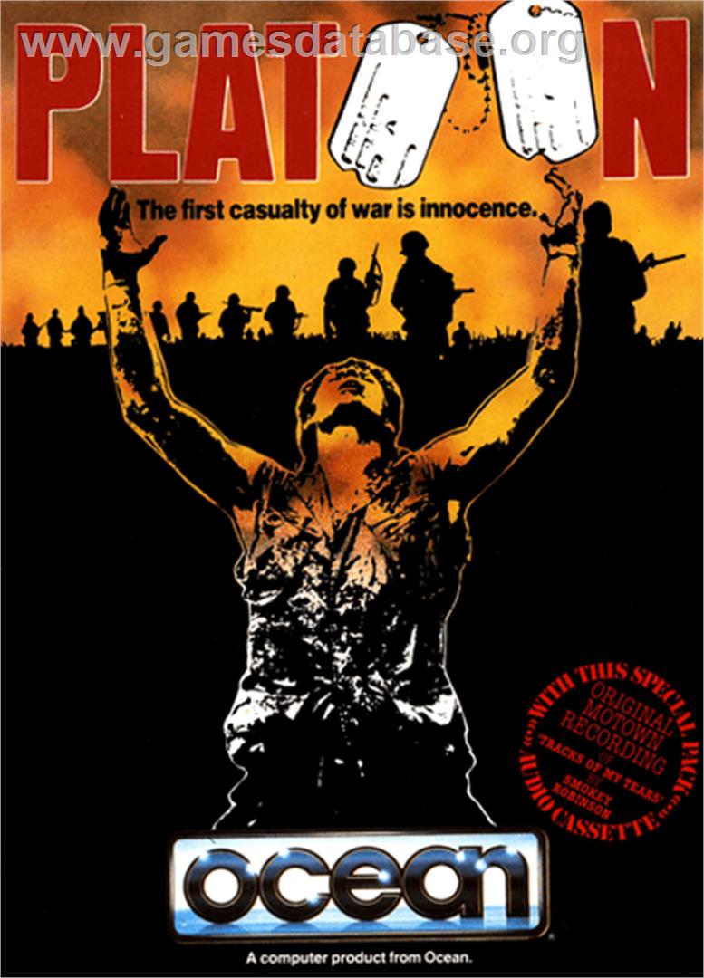 Platoon - Commodore 64 - Artwork - Box