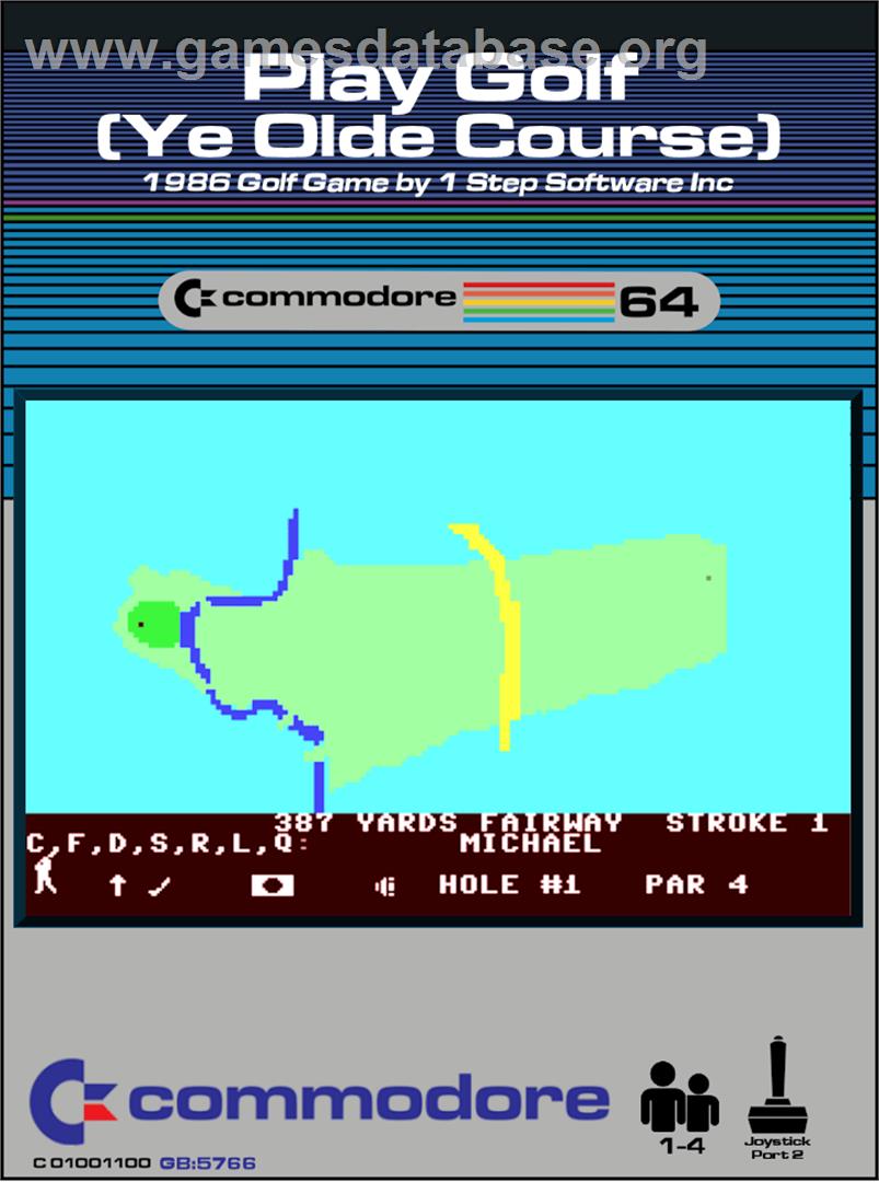 Play Golf - Commodore 64 - Artwork - Box
