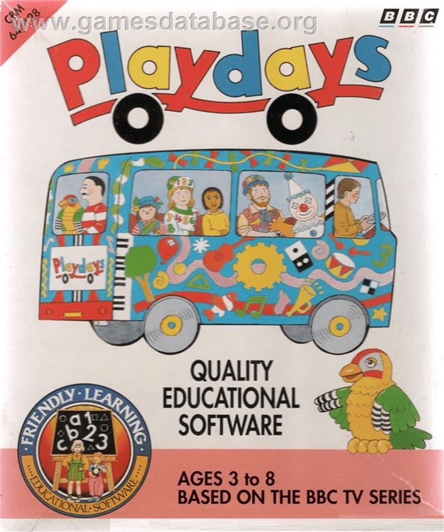 Playdays - Commodore 64 - Artwork - Box