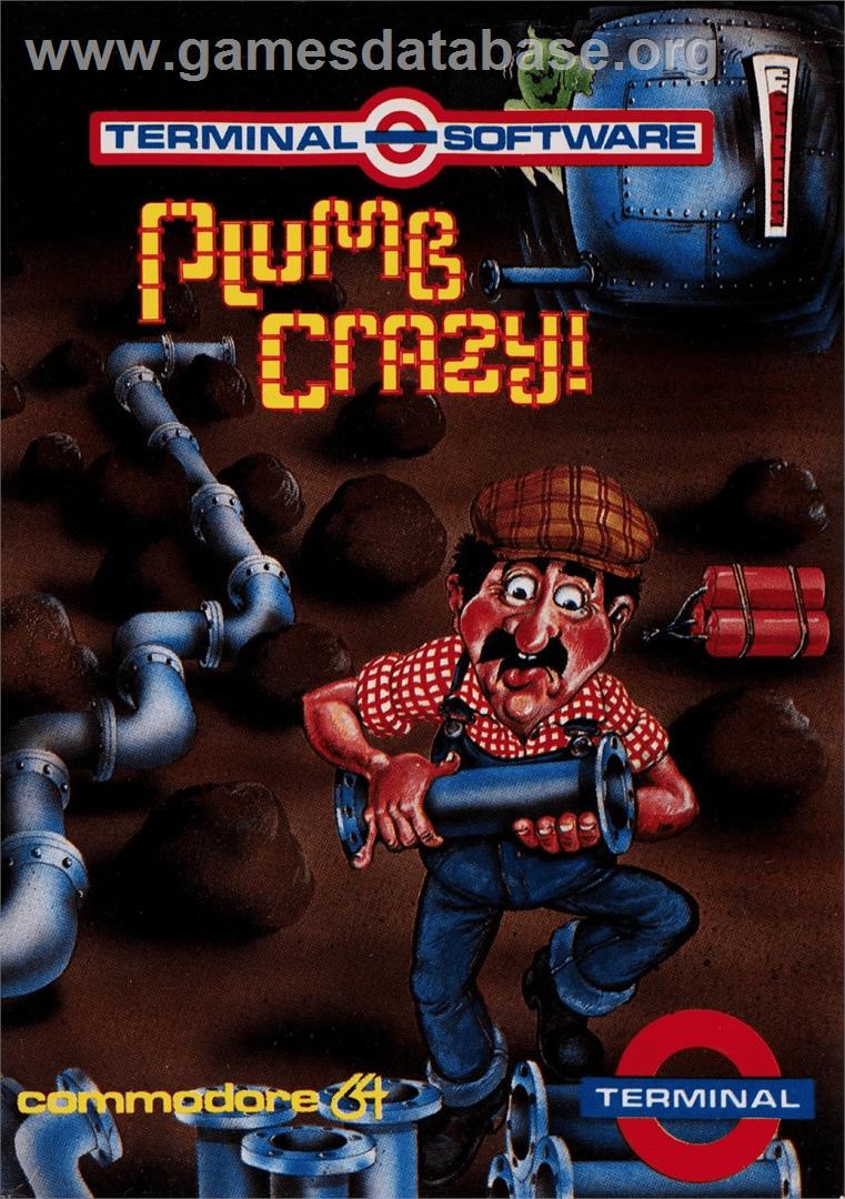 Plumb Crazy - Commodore 64 - Artwork - Box