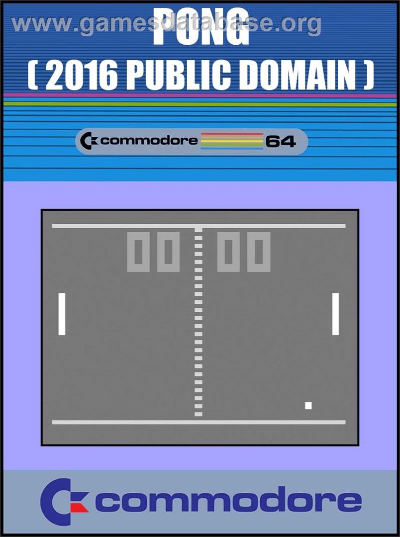 Pong! (Happy Computer) - Commodore 64 - Artwork - Box