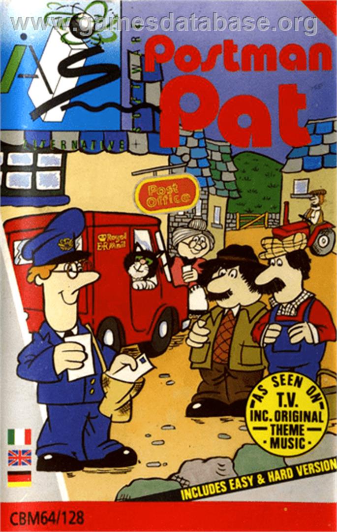 Postman Pat - Commodore 64 - Artwork - Box