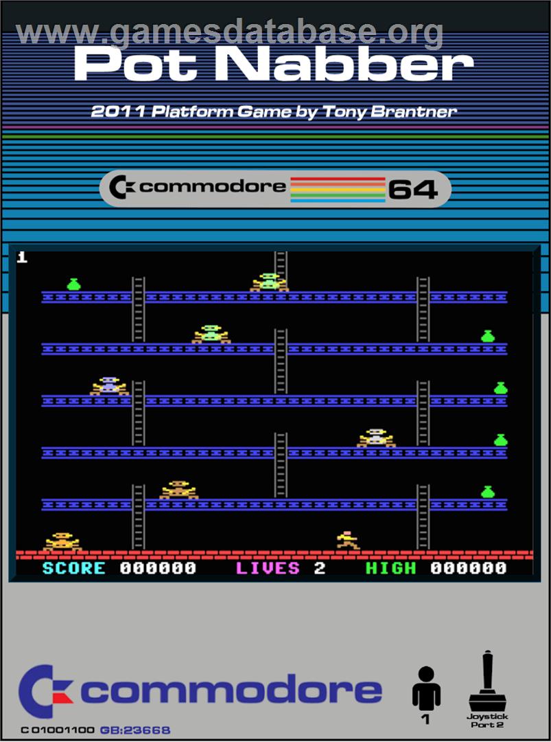 Pot Nabber - Commodore 64 - Artwork - Box