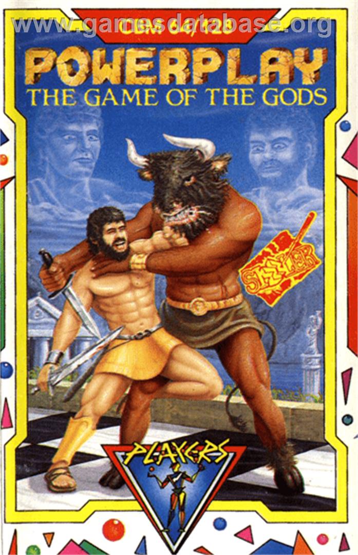 Powerplay: The Game of the Gods - Commodore 64 - Artwork - Box