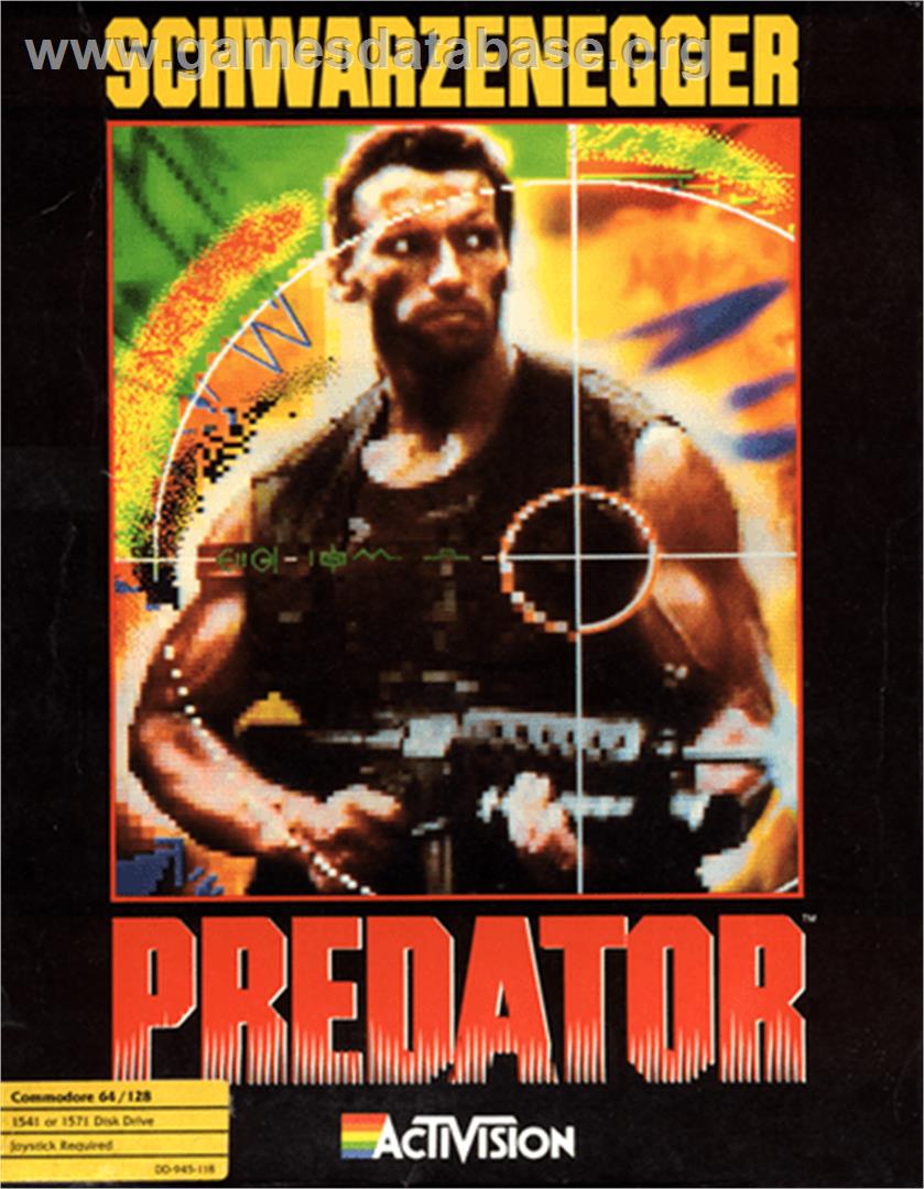Predator - Commodore 64 - Artwork - Box