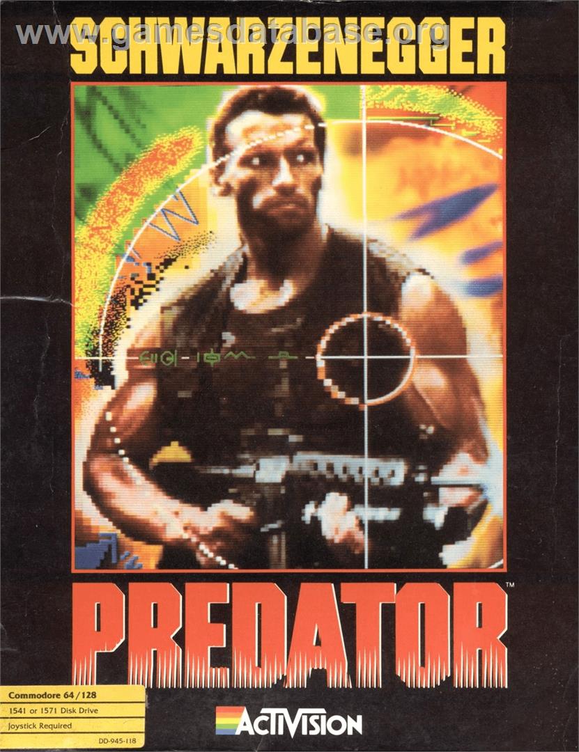 Predator - Commodore 64 - Artwork - Box