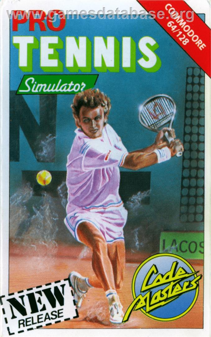 Pro Tennis Simulator - Commodore 64 - Artwork - Box