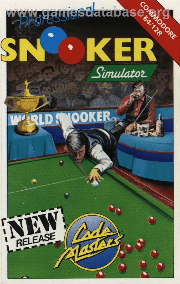 Professional Snooker Simulator - Commodore 64 - Artwork - Box