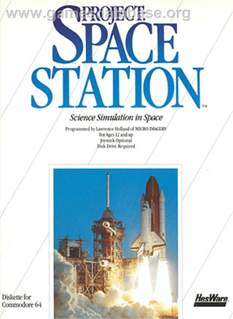 Project: Space Station - Commodore 64 - Artwork - Box