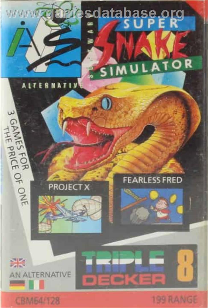 Project X - Commodore 64 - Artwork - Box