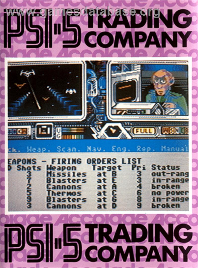 Psi-5 Trading Company - Commodore 64 - Artwork - Box