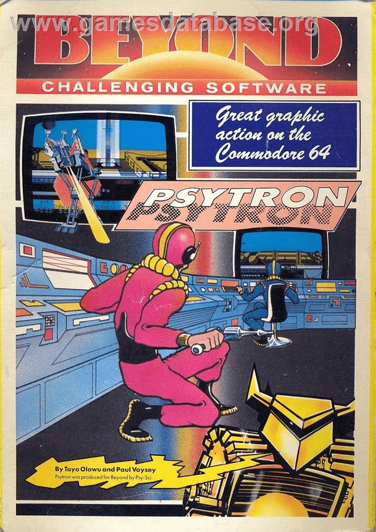 Psytron - Commodore 64 - Artwork - Box