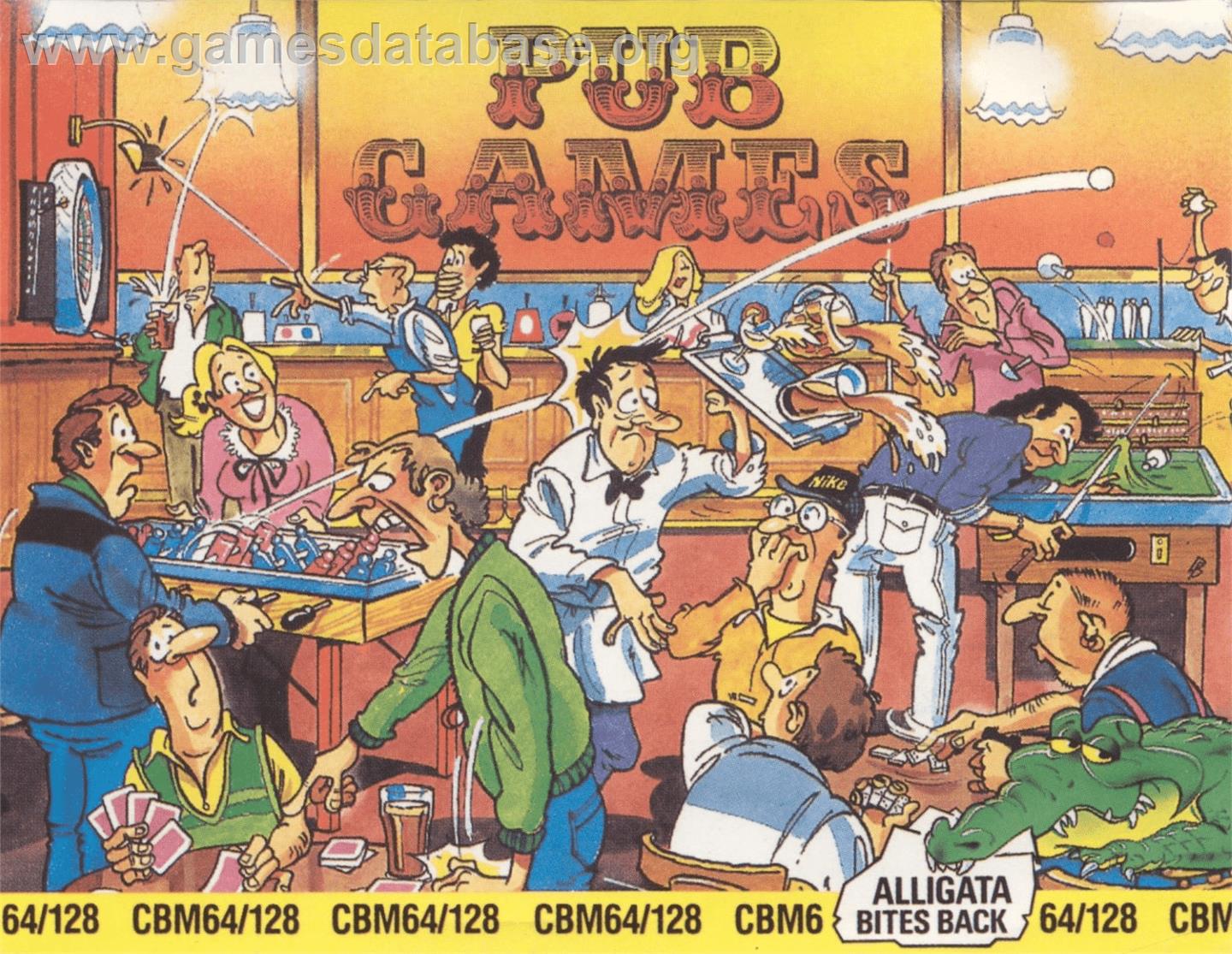Pub Games - Commodore 64 - Artwork - Box