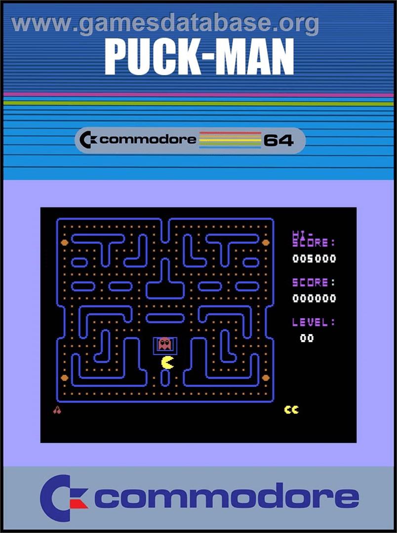 Puck-man - Commodore 64 - Artwork - Box