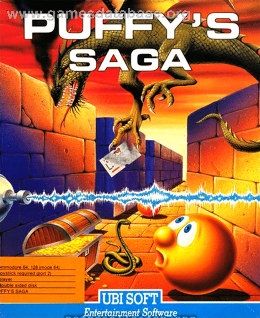 Puffy's Saga - Commodore 64 - Artwork - Box