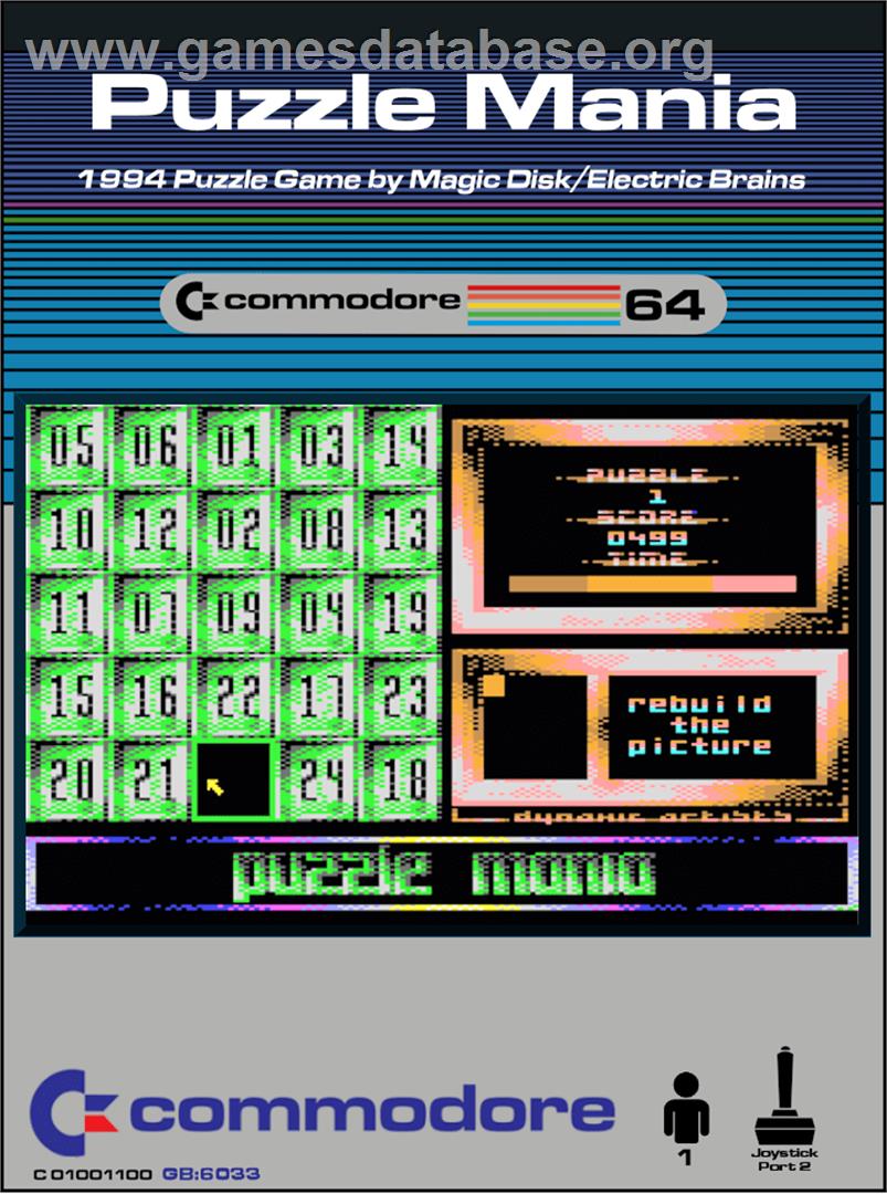 Puzzle Mania (Compute!) - Commodore 64 - Artwork - Box