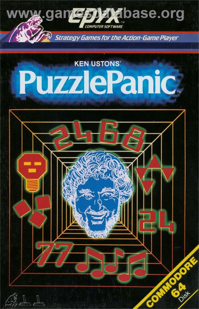 Puzzle Panic - Commodore 64 - Artwork - Box