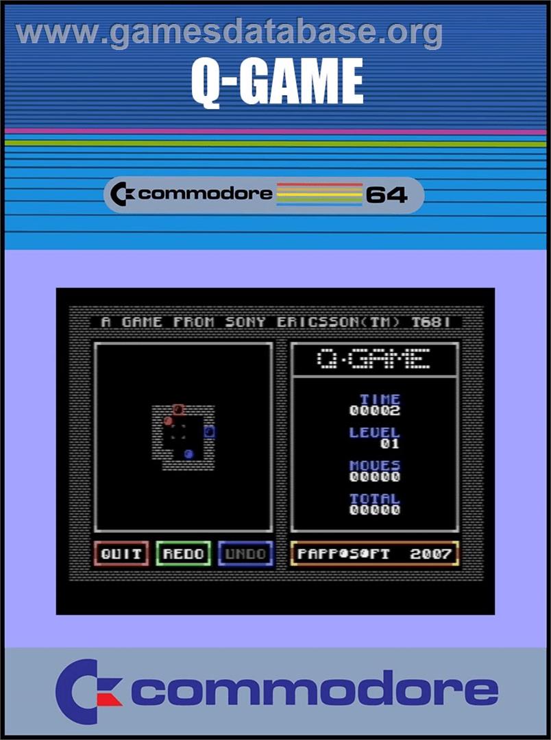 Q-Game - Commodore 64 - Artwork - Box