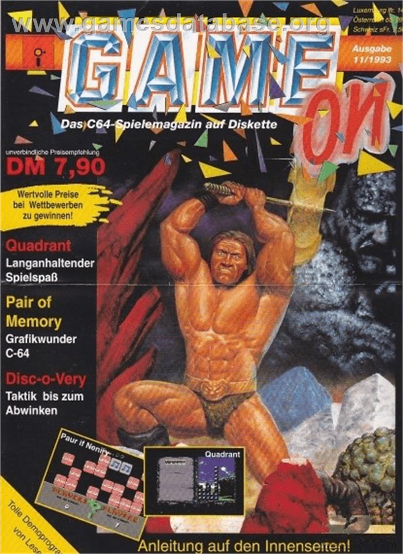 Quadrant - Commodore 64 - Artwork - Box