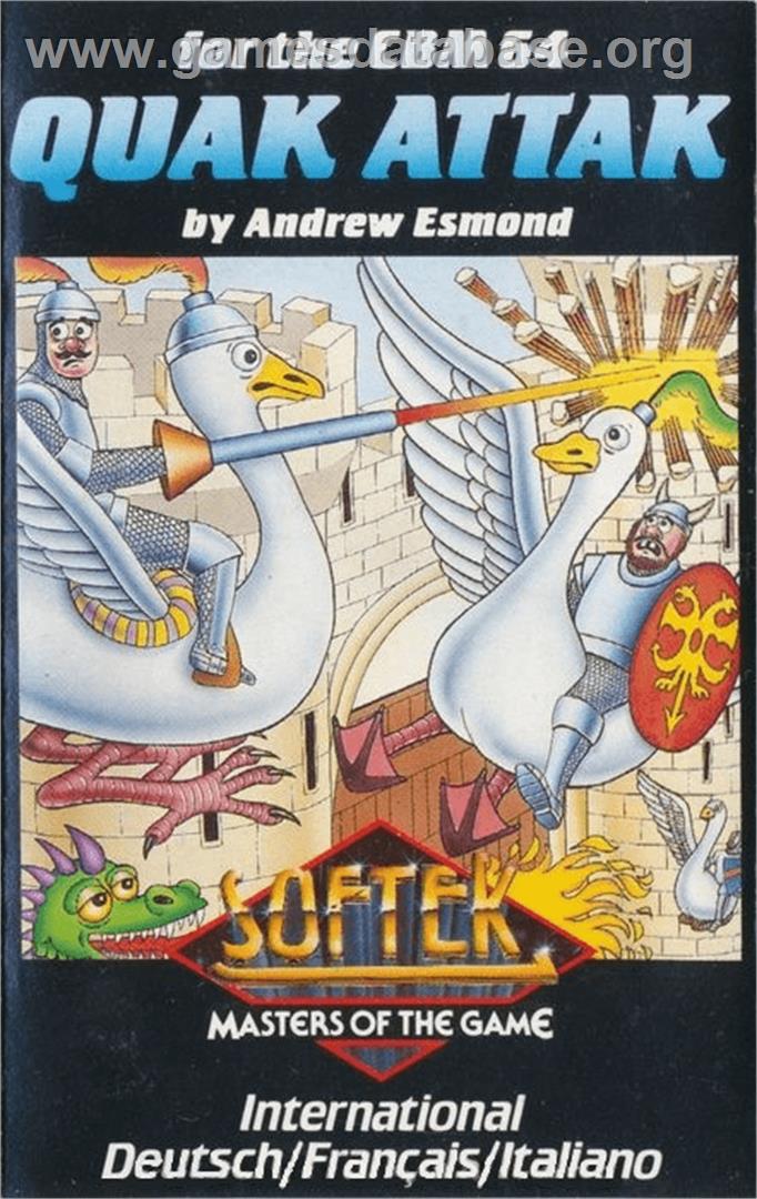 Quak-attak - Commodore 64 - Artwork - Box
