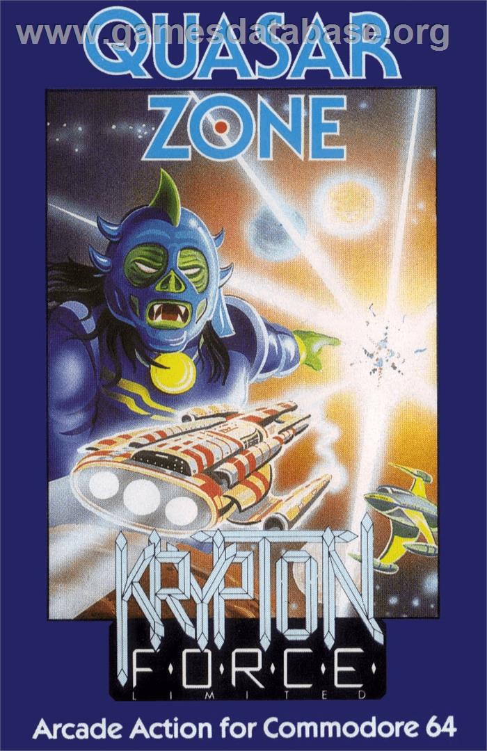 Quasar Zone - Commodore 64 - Artwork - Box
