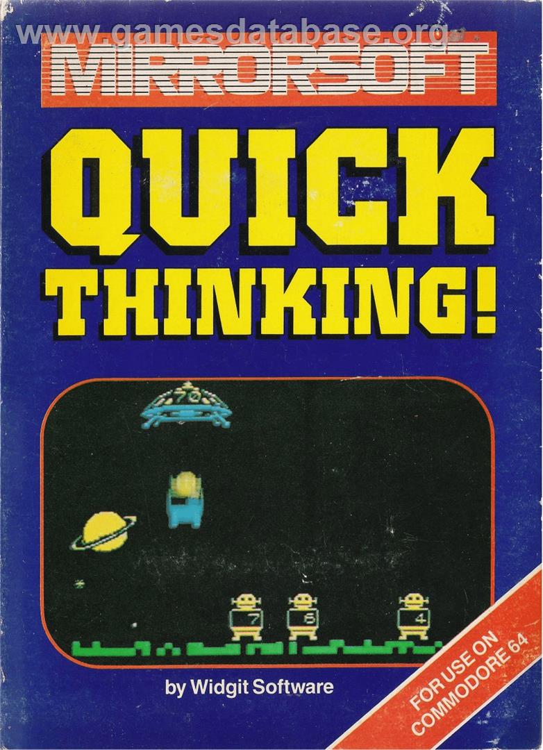 Quick Thinking! - Commodore 64 - Artwork - Box