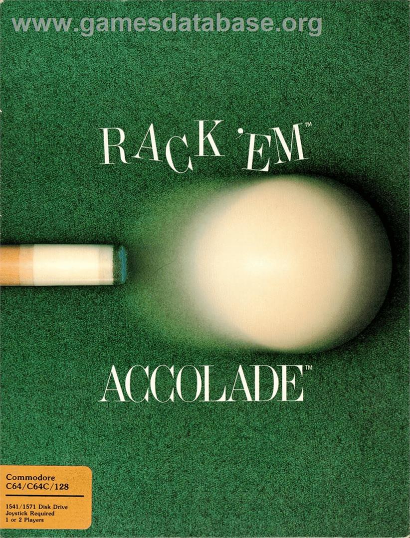 Rack 'em - Commodore 64 - Artwork - Box