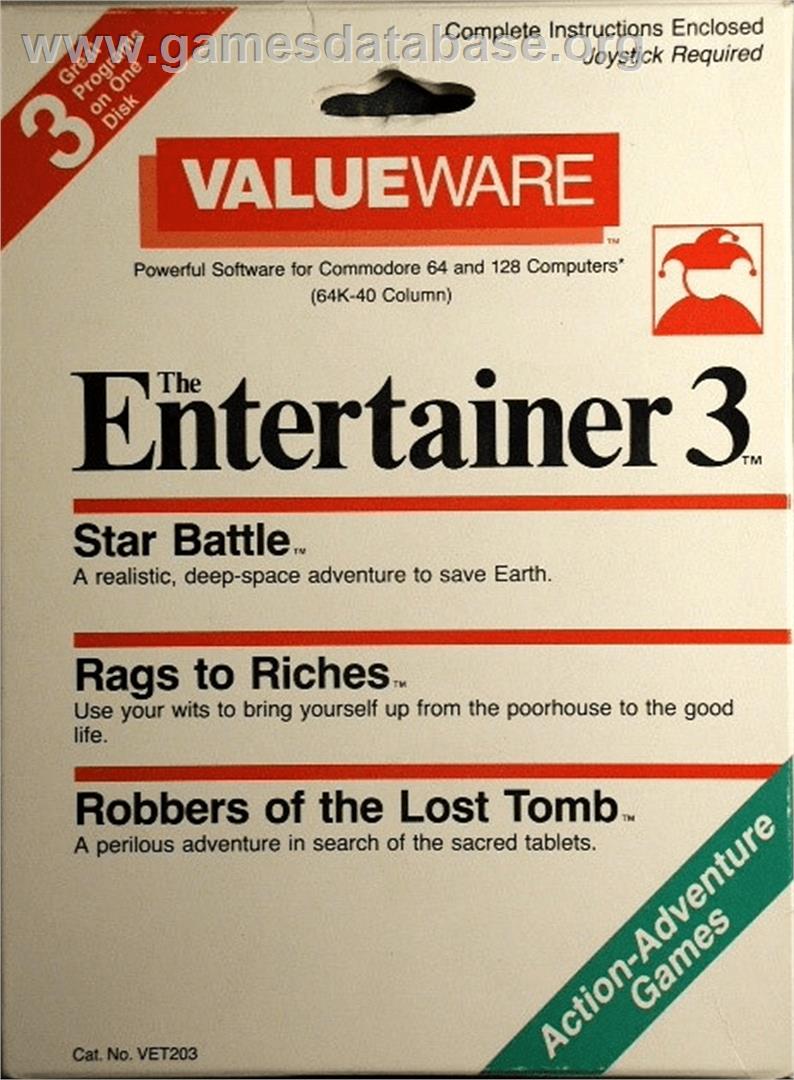 Rags To Riches - Commodore 64 - Artwork - Box