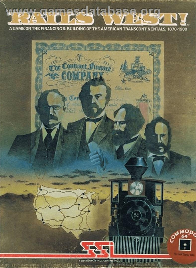 Rails West! - Commodore 64 - Artwork - Box