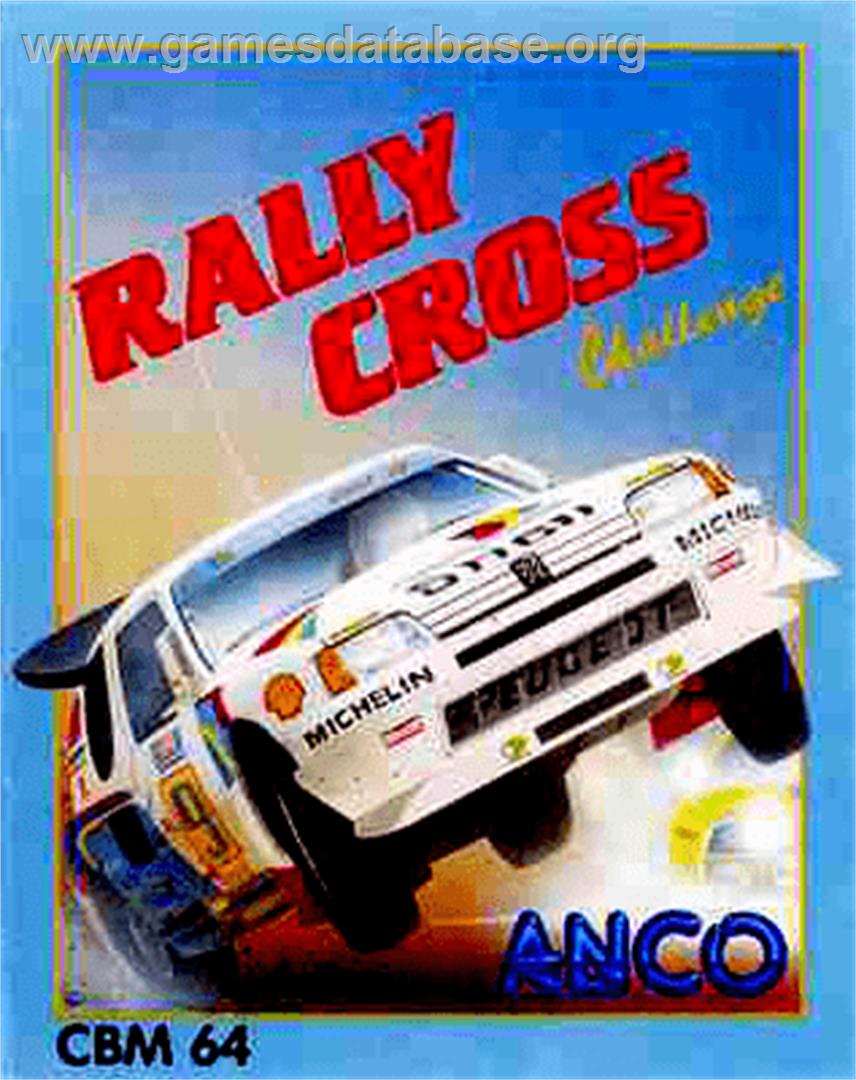 Rally Cross Challenge - Commodore 64 - Artwork - Box
