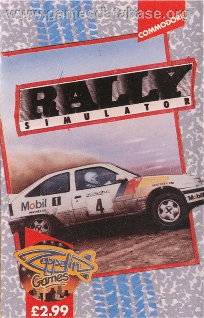 Rally Simulator - Commodore 64 - Artwork - Box