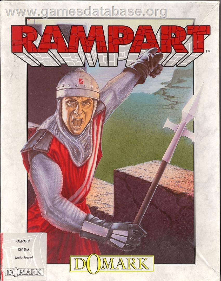 Rampart - Commodore 64 - Artwork - Box