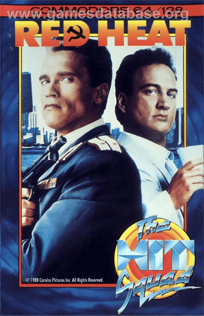 Red Heat - Commodore 64 - Artwork - Box