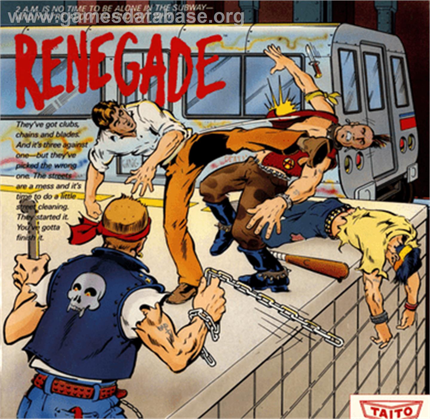 Renegade - Commodore 64 - Artwork - Box