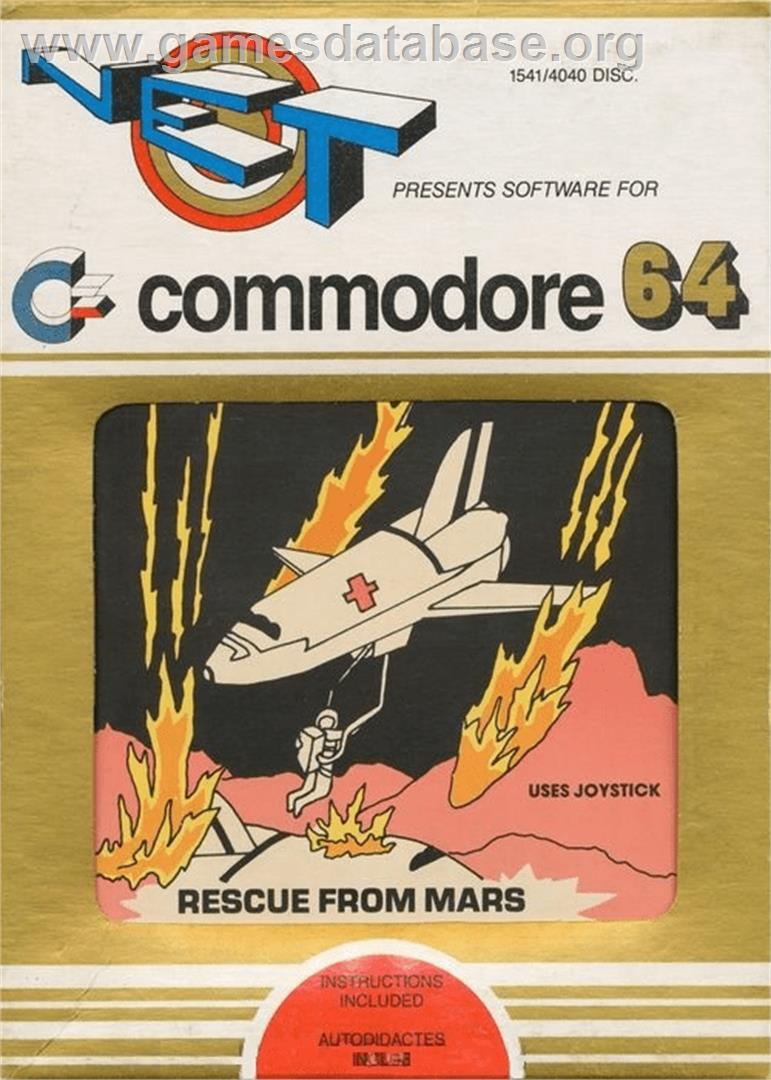 Rescue From Mars - Commodore 64 - Artwork - Box