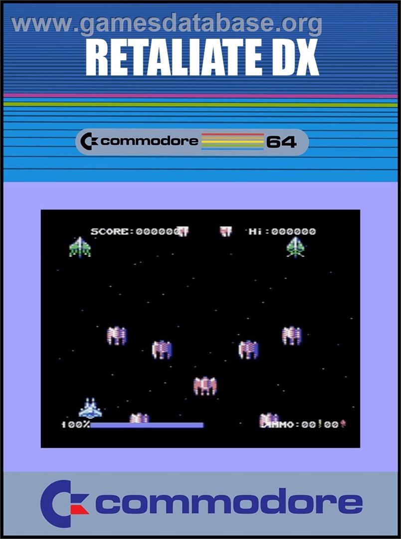 Retaliate DX - Commodore 64 - Artwork - Box