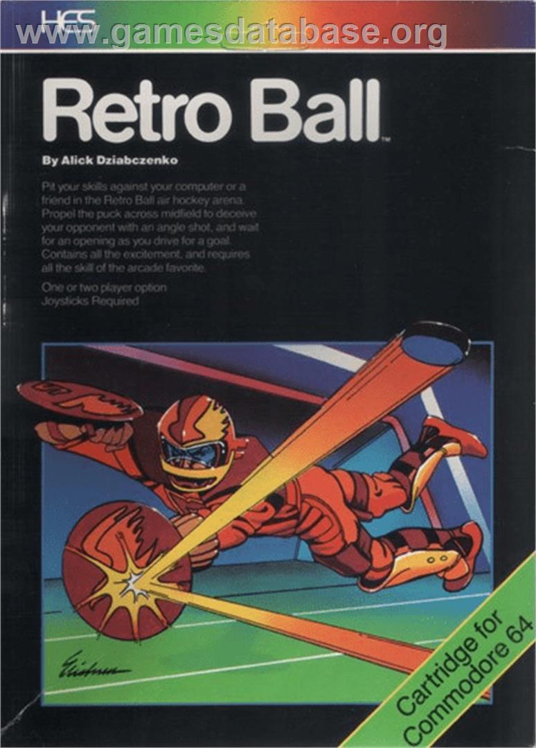 Retro Ball - Hyper Ball - Commodore 64 - Artwork - Box