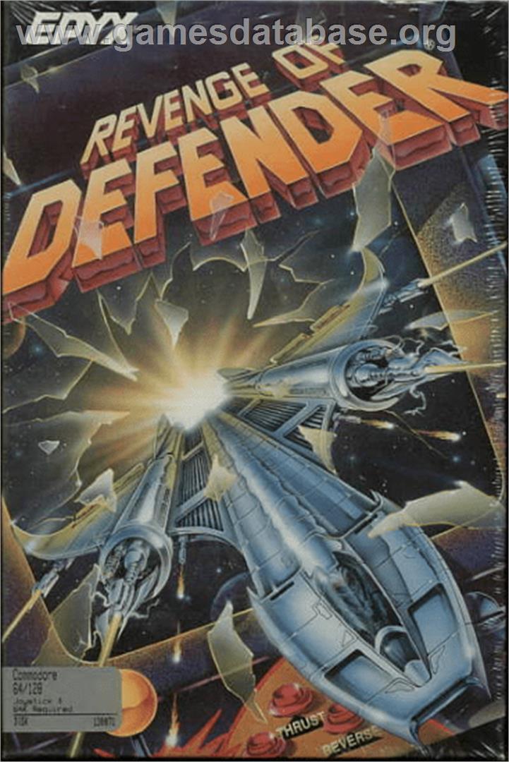 Revenge of Defender - Commodore 64 - Artwork - Box