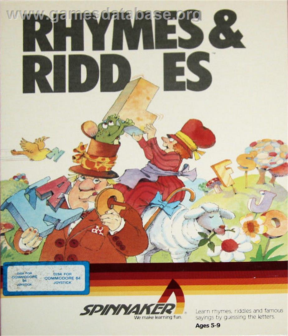 Rhymes And Riddles - Commodore 64 - Artwork - Box