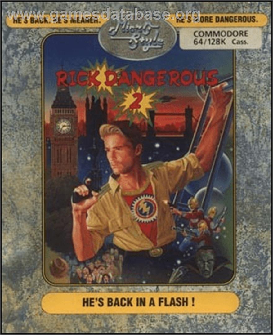 Rick Dangerous 2 - Commodore 64 - Artwork - Box
