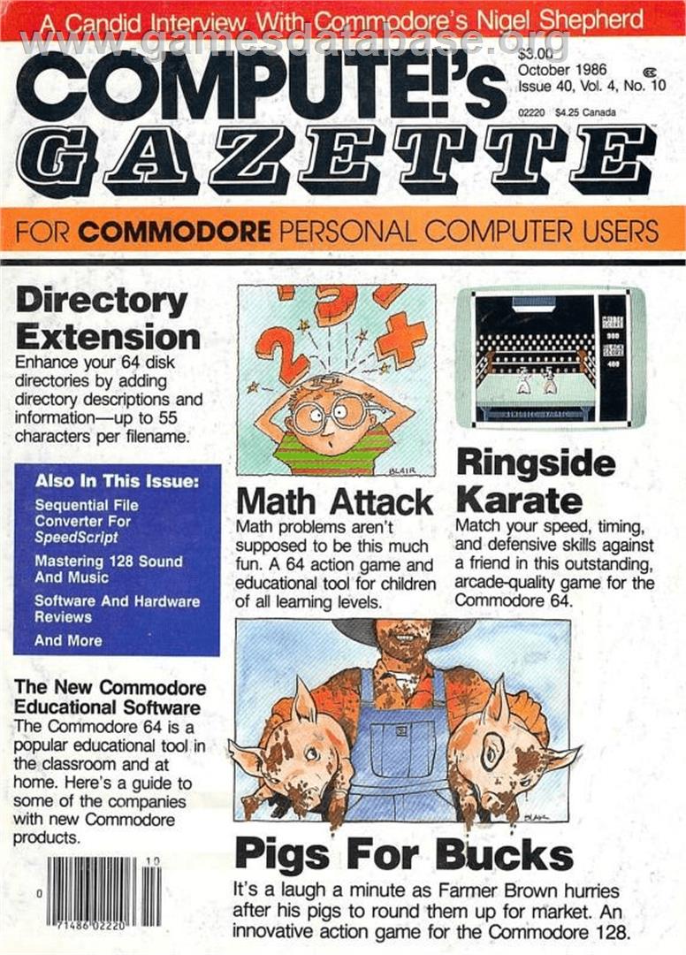 Ringside Karate - Commodore 64 - Artwork - Box
