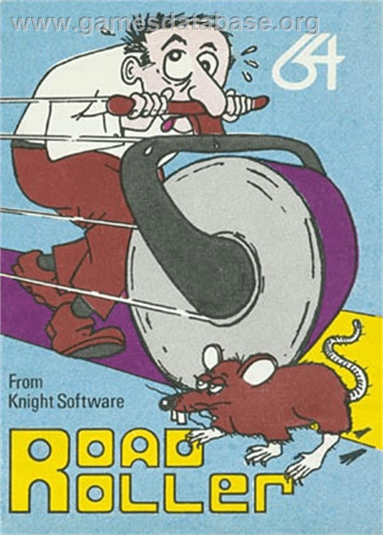 Road Roller - Commodore 64 - Artwork - Box